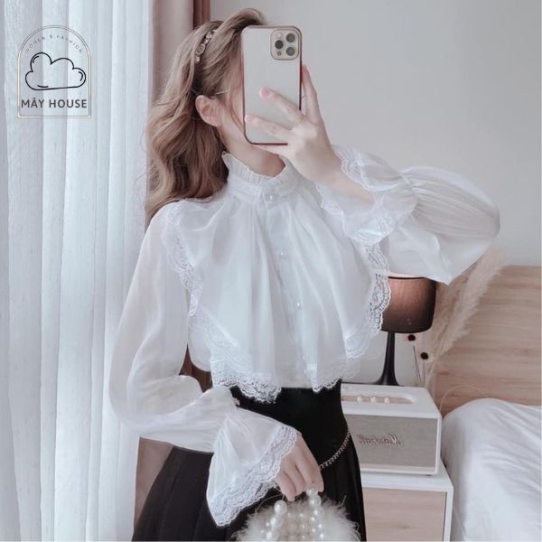 Áo sơ mi bèo sang chảnh