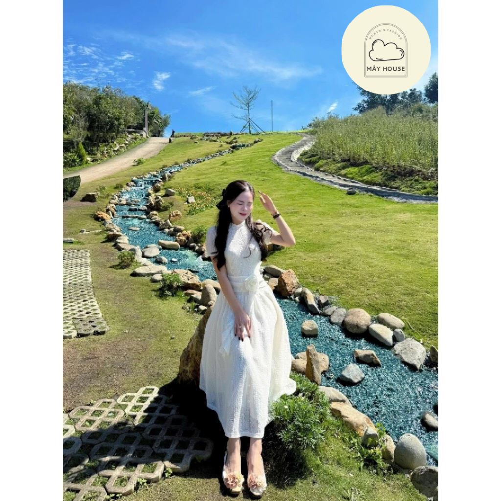Những mẫu váy liền vải đũi